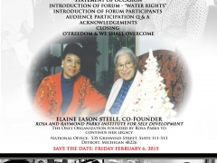 Water Forum/ Commemorative 59th,  Bus Boycott